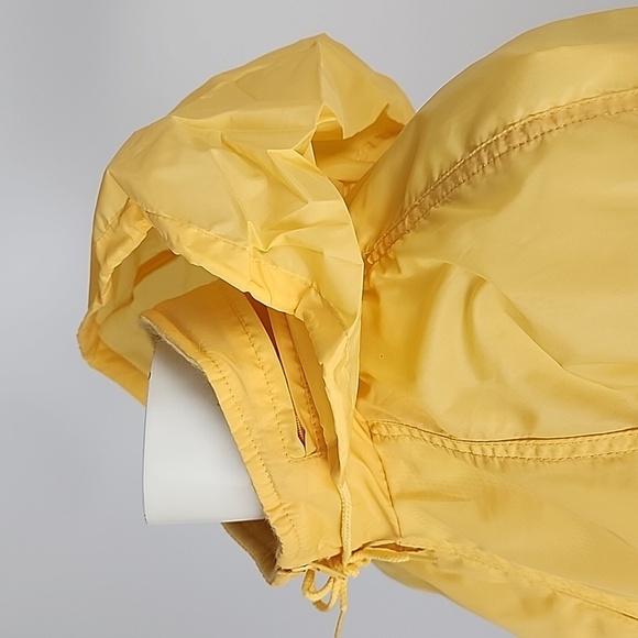 Eddie Bauer Women's Yellow Hooded  Raincoat Mesh Lining Pockets Size Small - Picture 6 of 16